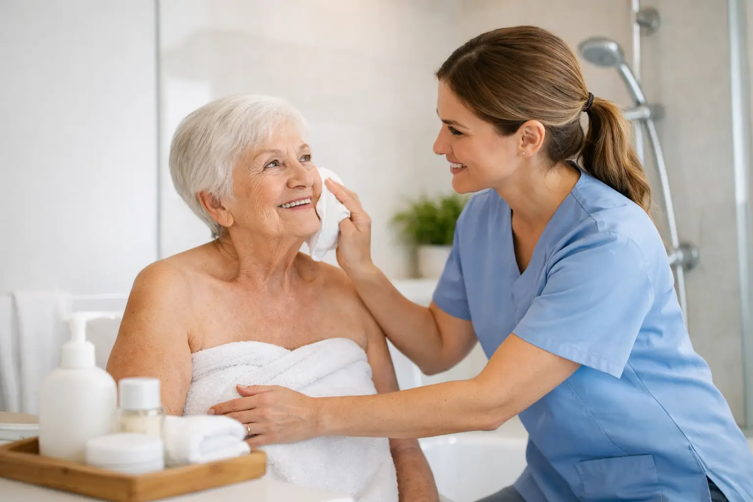 Senior Hygiene Assistance at Home